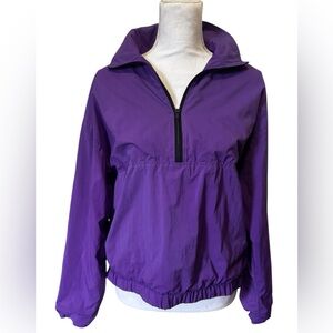 Forrester’s Womens Vintage Purple Windbreaker Jacket Retro - Medium